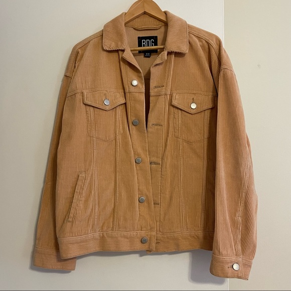 BDG Corduroy Ribbed Trucker Jacket - Picture 3 of 4